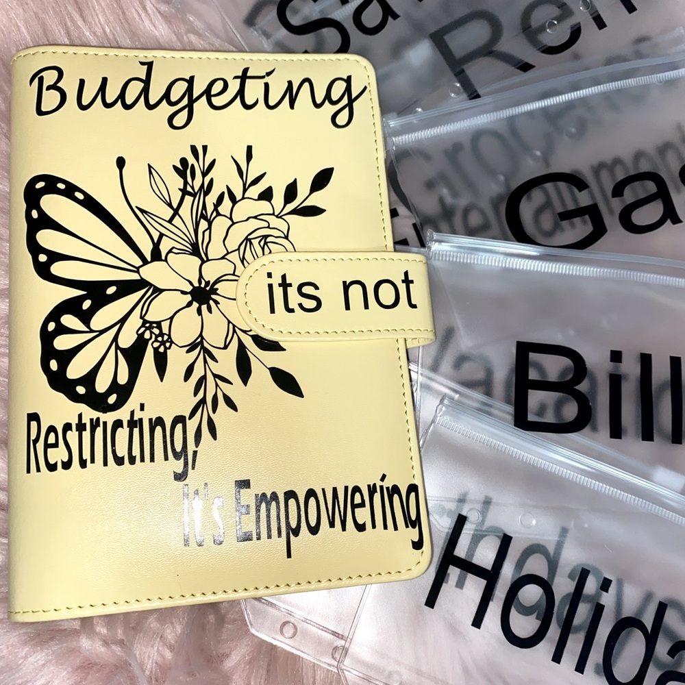 Saving binder. Hand decorated.